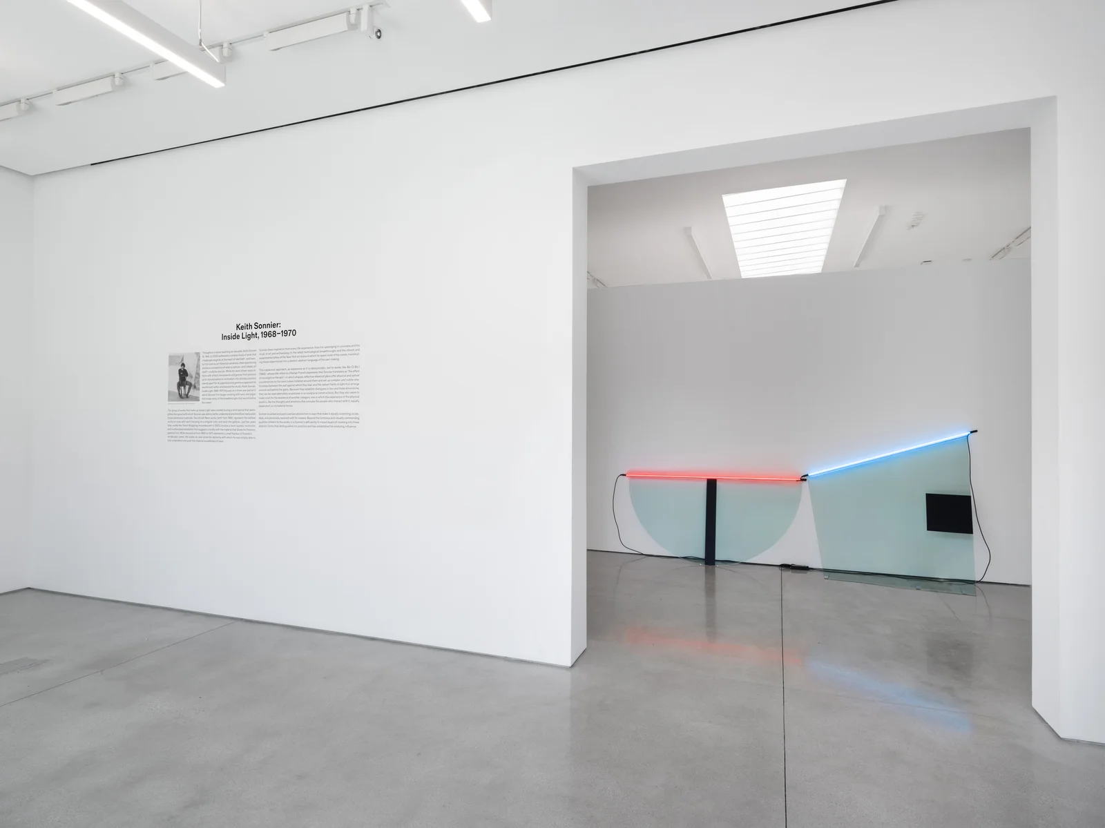 Keith Sonnier — Inside Light, 1968–1970