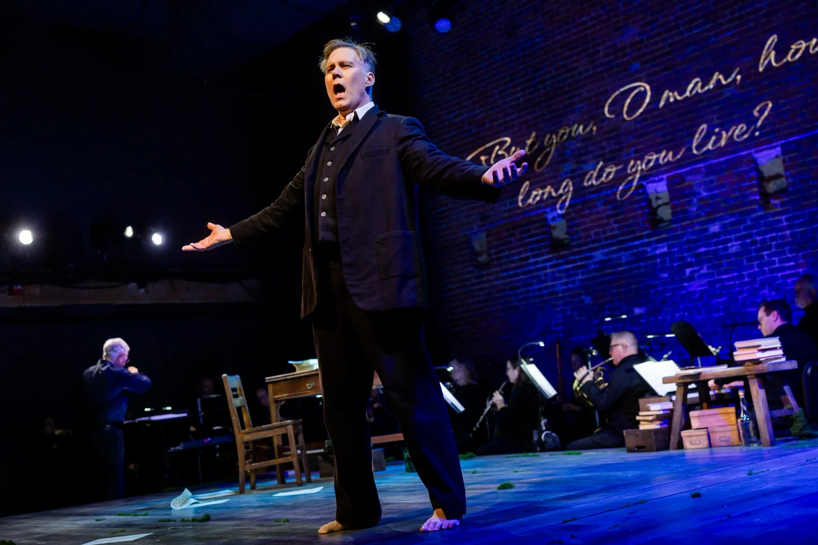 MASARY Studios — supertitles as scenery at Boston Lyric Opera