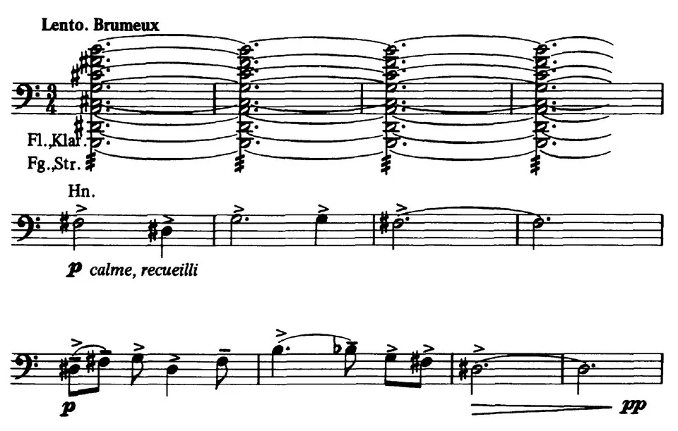 Scriabin wrote a light part in 1911 and never said how to play it
